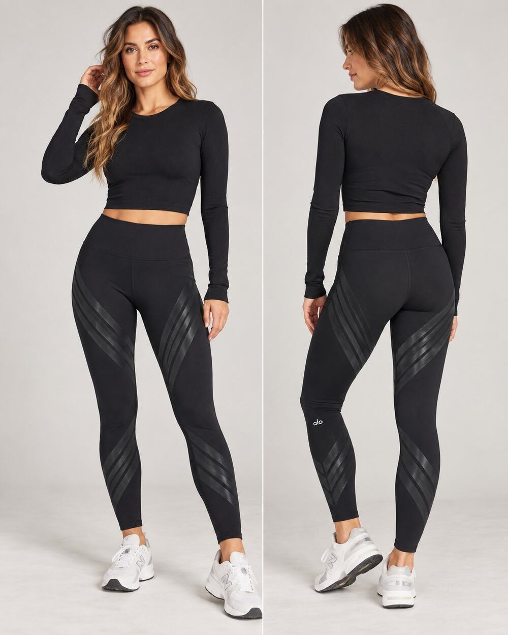 Alo Yoga black high-waist leggings- size small.